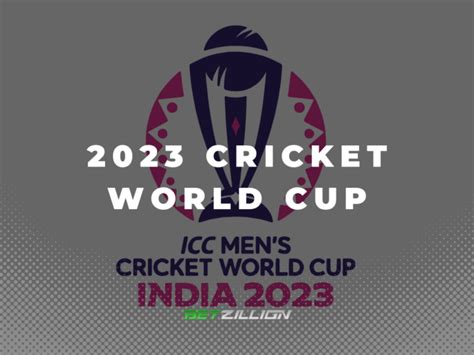 ODI Cricket World Cup Odds .